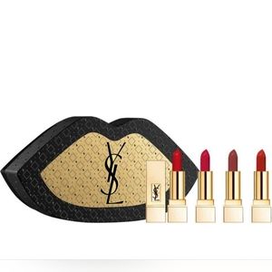 BRAND NEW YSL Rouge Pur Couture Red Ensemble Gift Set